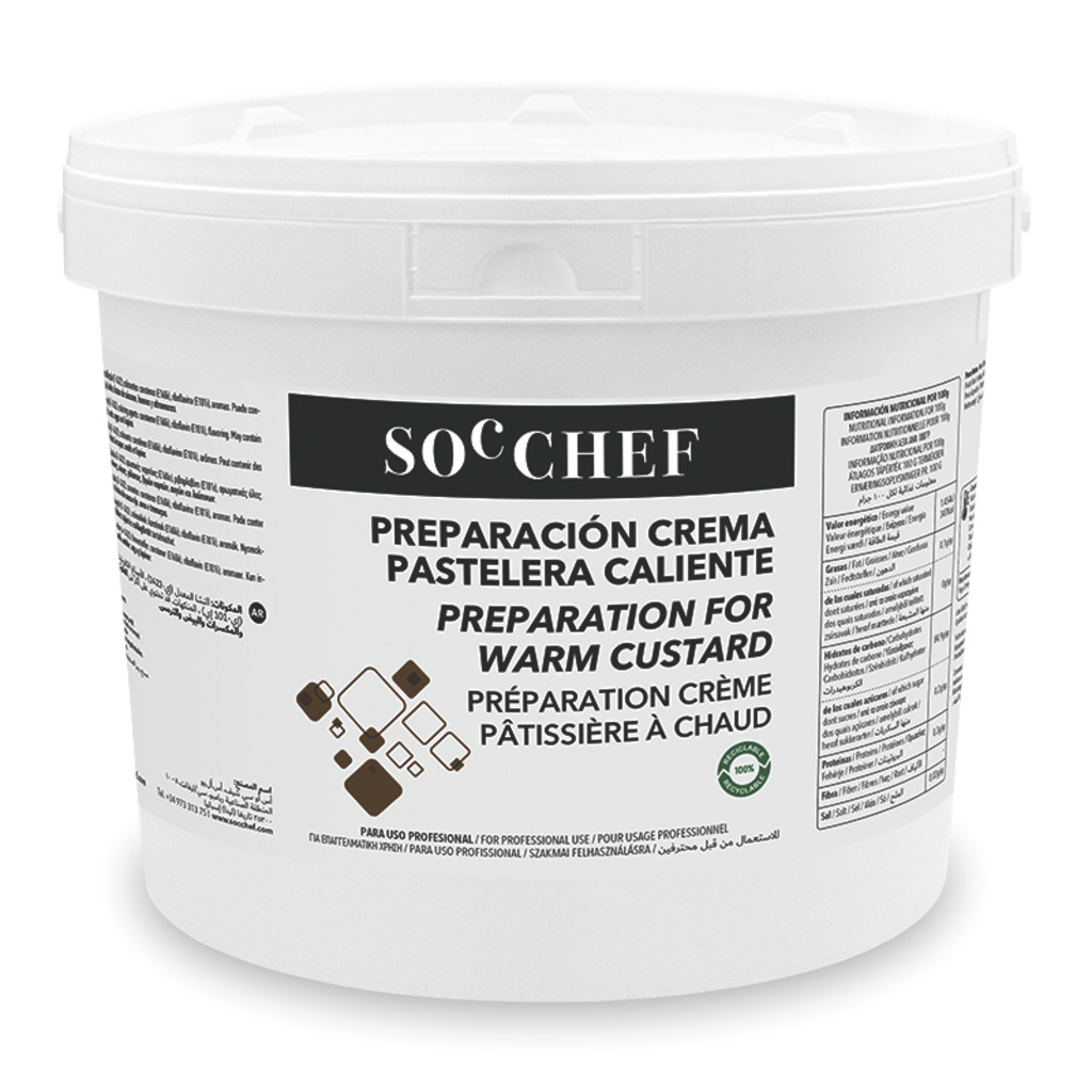 PREPARACIÓN CREMA PASTELERA CALIENTE 2kg